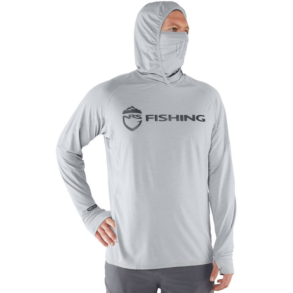 NRS H2ozone Sun Sleeves L/xl Quarry Fishing Gray UPF 50 for sale online 