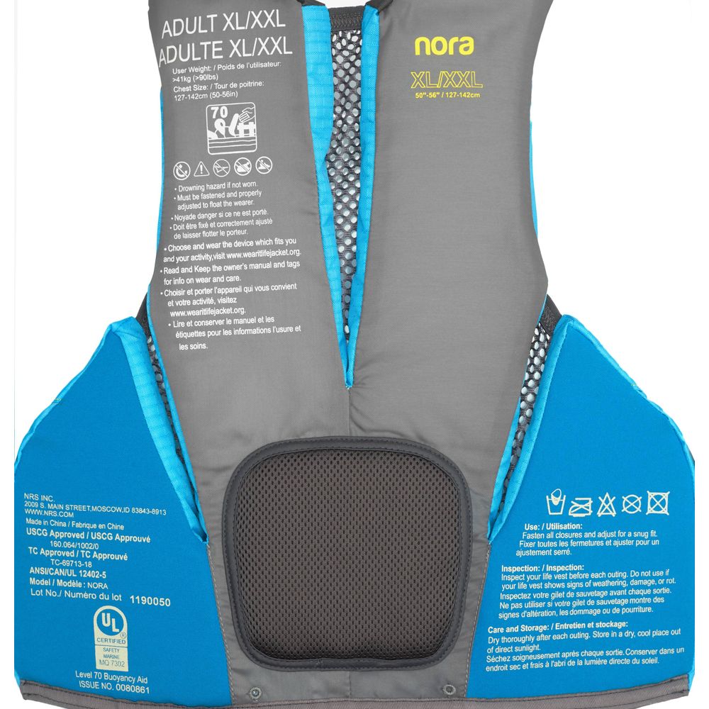 NRS レディース Nora ライフジャケット (PFD)-ティール-L/XL欧米で人気の並行輸入品