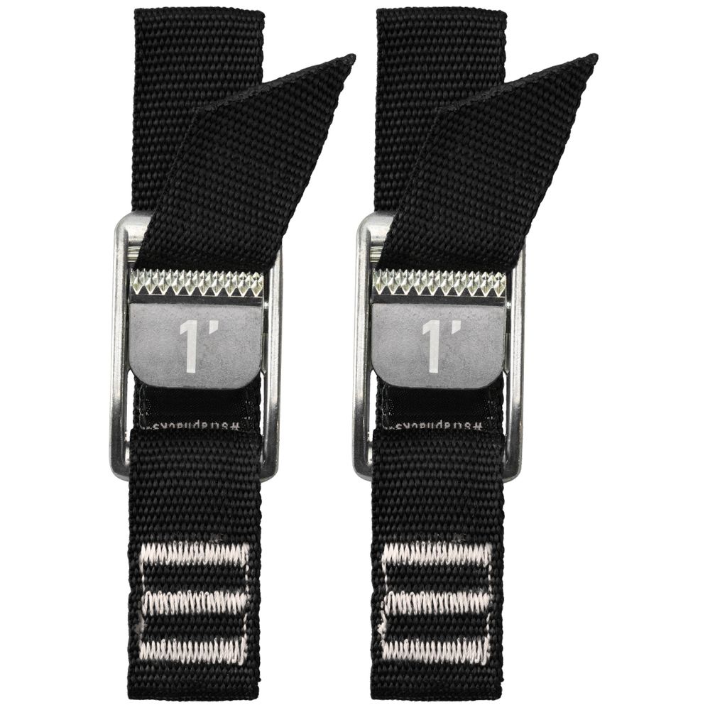 12 Feet Long Pair NRS 1" Long Heavy Duty Tie Down Boating and Kayaking Strap 
