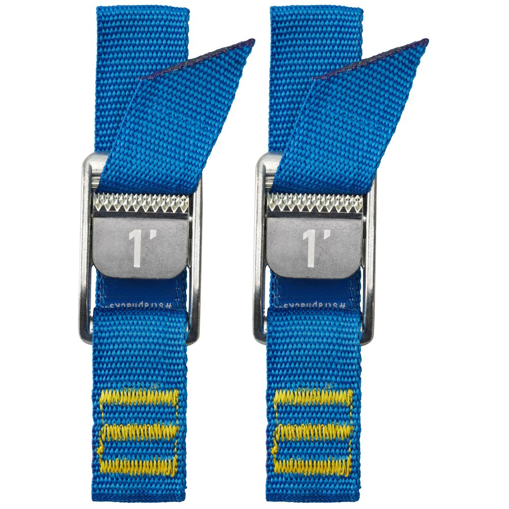 Blue 4 Pack NRS 1 Heavy Duty Tie Down Boating & Kayaking 12 Foot Strap 