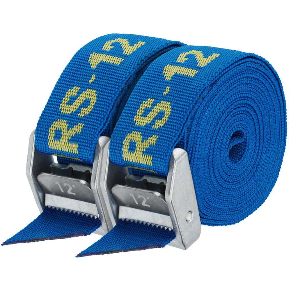 NRS 1" HD Tie-Down Straps Iconic Blue 9' Pair 