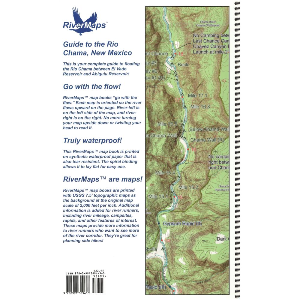 RiverMaps Rio Chama New Mexico Guide Book  NRS