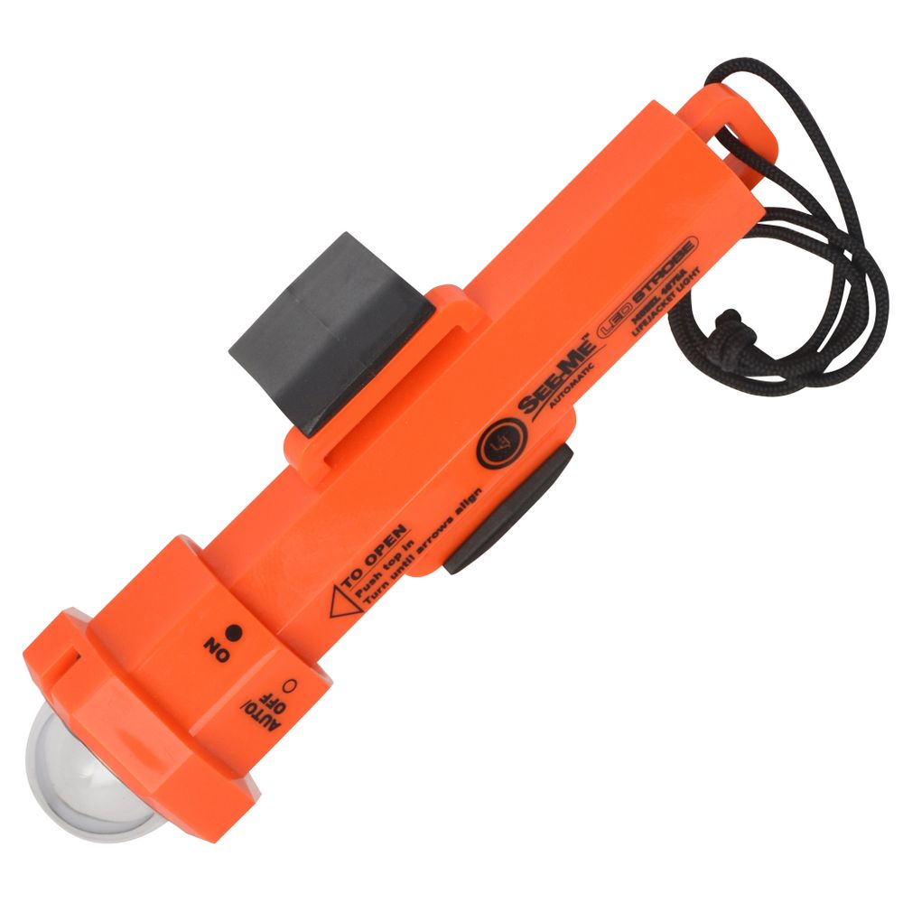Ultimate Survival Technologies See-Me 1.0 Strobe Orange Waterproof LED Light 