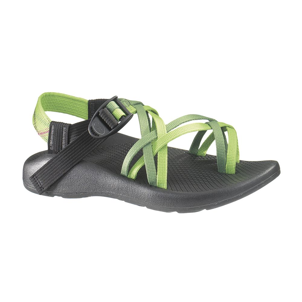 pink and green chacos